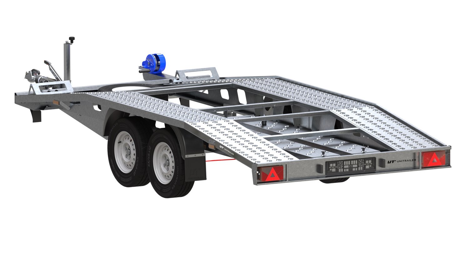 UNITRAILER TEMPO 4520 450 x 200 cm Sattelschlepper mit Doppelkupplung