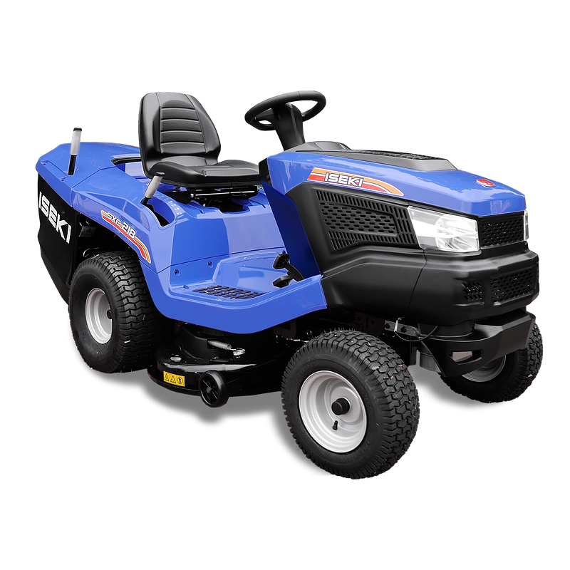 SXE218HE105 Iseki Aufsitzrasentraktor mit Heckbehälter