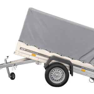 Garden Trailer 200 KIPP 200 x 106 cm PKW Anhänger mit Hochplane, Überrollbügel und Stützrad PTAC 500 kg