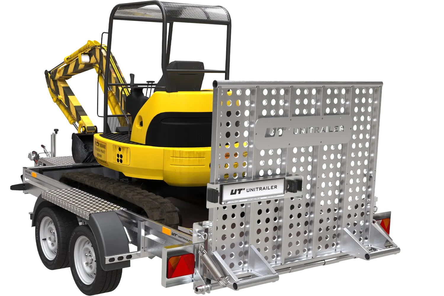 Schwerer Doppelachsanhänger 3500 KG STARK 3 300