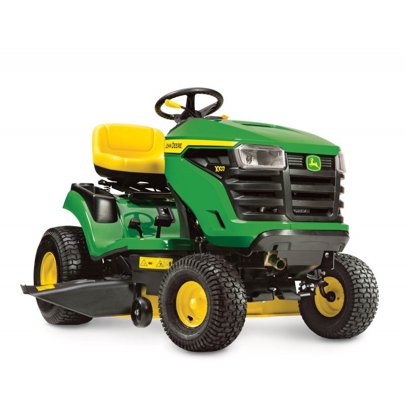 JOHN DEERE X107 Aufsitzmäher mit Seitenauswurf
